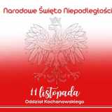 Biały Czerwony Elegancki Polskie Narodowe Święto Niepodległości Post na Facebook - 1