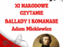 2022-09-02:XI Narodowe Czytanie- "Ballady i Romanse"